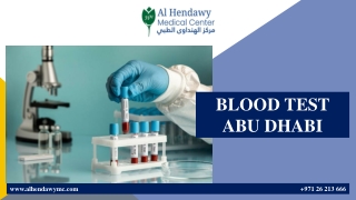 BLOOD TEST ABU DHABI