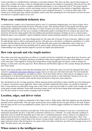 Windshield Replacement vs. Repair: Making the Right Choice