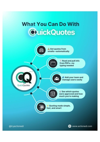 What if your quoting system could actually keep up with your workflow?