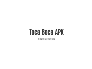 Toca Boca APK