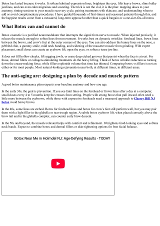 The Ultimate Botox Anti-Aging Plan