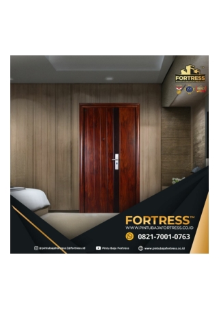 KOKOH..!! WA 0821 7001 0763 (FORTRESS) Pintu Baja Luxury Di Mimika