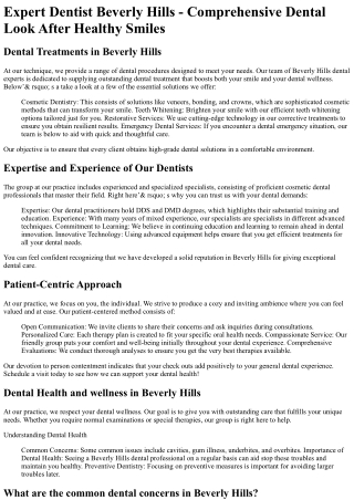 Dental Group of Beverly Hills