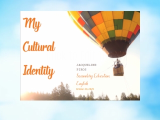 Cultural Identity