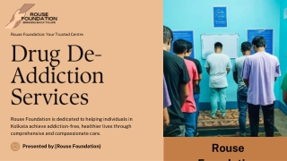 Drug De Addiction Centres in Kolkata