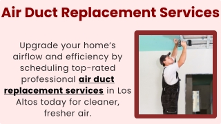 Air Duct Replacement Services