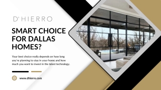 Smart Choice for Dallas Homes