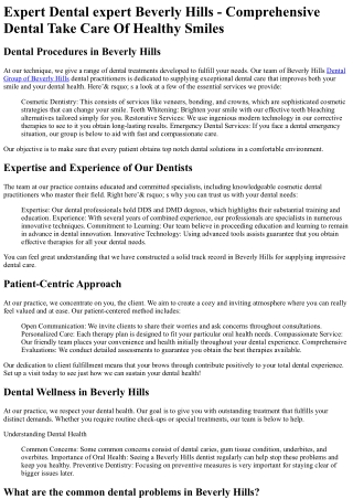 Dental Group of Beverly Hills