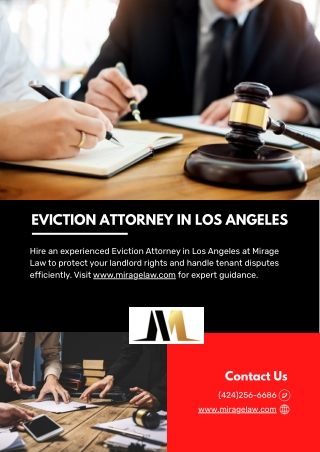 Eviction Attorney in Los Angeles - miragelaw.com