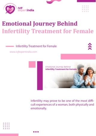 Emotional Journey Behind Infertility Treatment for Female