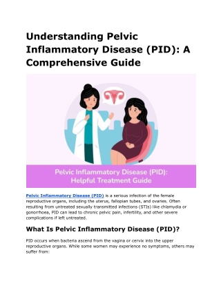 Understanding Pelvic Inflammatory Disease (PID)_ A Comprehensive Guide