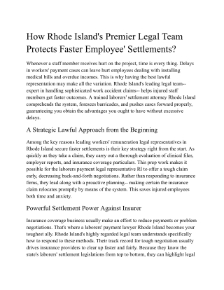 Understanding Employee Rights in a Workplace