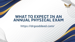What to Expect in an Annual Physical Exam