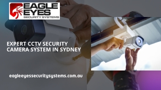Expert CCTV Security Camera System in Sydney