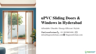 uPVC Sliding Doors Price in Hyderabad | Cost of uPVC Windows in Hyderabad – TheG