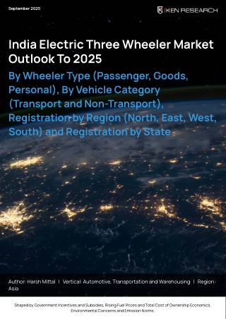 India Electric Three Wheeler Market Insights & Regional Segmentation