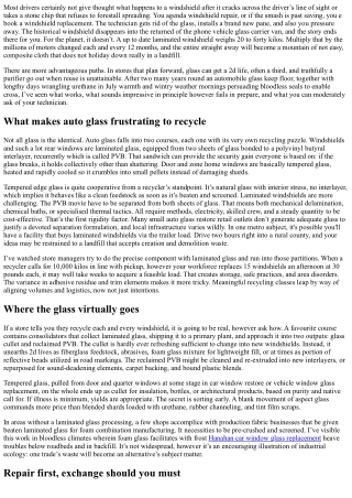 Sustainable Auto Glass Options: Recycling and Disposal