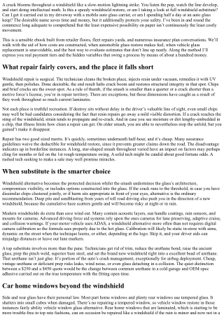 Auto Glass Repair vs Replacement: Quote Comparison