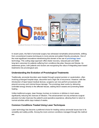 Revolutionizing Anorectal Care_ The Future of Minimally Invasive Treatments