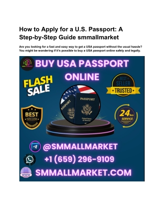 How to Apply for a U.S. Passport_ A Step-by-Step Guide smmallmarket