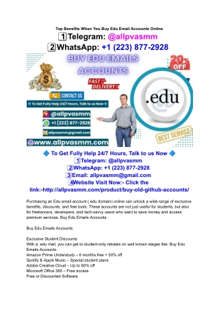 Top 17.5 Sites to Buy EDU Emails Accounts | Articles