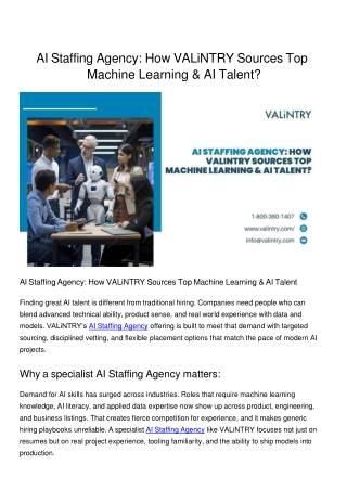 AI Staffing Agency