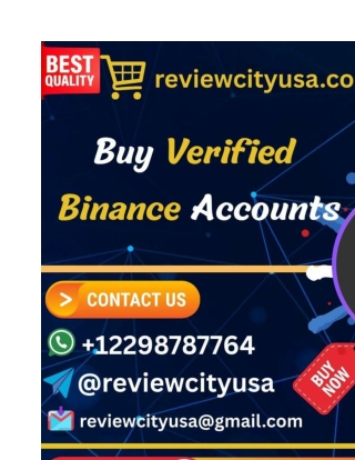Buy Verified Binance Accounts