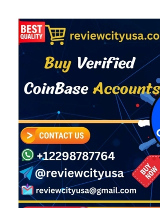 Buy Verified CoinBase Accounts