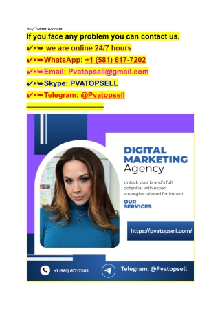 Buy Aged Twitter Account With Followers