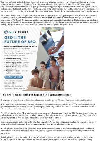 GEO Training Data Hygiene: Reduce Errors in AI Answers