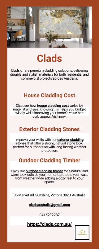 House Cladding Cost