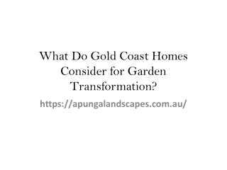 Transform Your Backyard: Gold Coast Landscaping Trends That Last