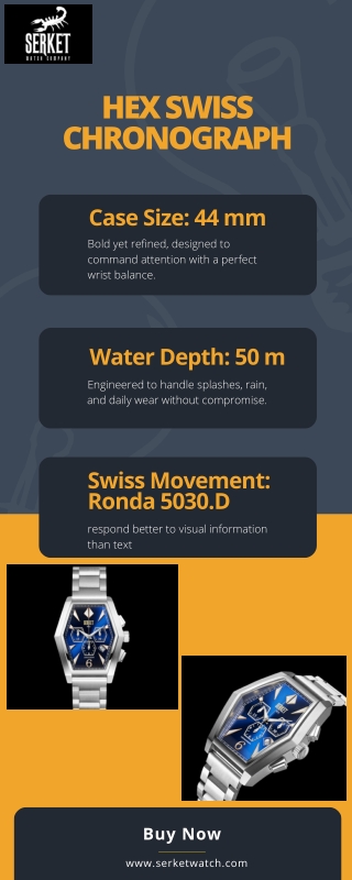 Is there a secret behind the power of the HEX Swiss chronograph  Sertket Watch