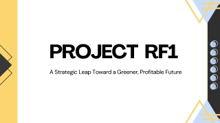 Renovare RF1 – Pioneering Sustainable Engineering Solutions for Industry