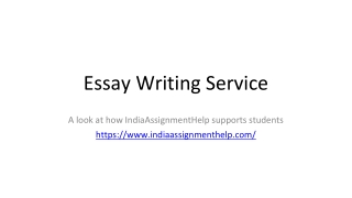 Essay Writing Service