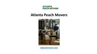 Atlanta Peach Movers