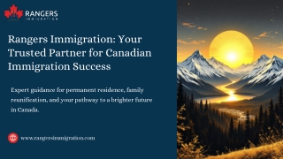 Steps to Secure PR in Canada Easily with Rangers Immigration