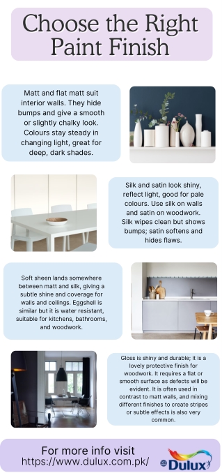 Choose the Right Paint Finish