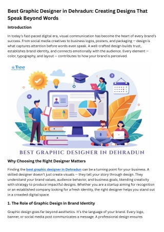 Best Graphic Designer in Dehradun