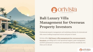 Property Owner Advisory Bali – Expert Guidance for Villa Owners & Investors