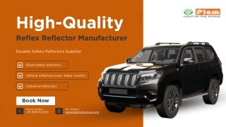 High-Quality Reflex Reflector Manufacturer  Durable Safety Reflectors Supplier