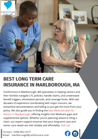 Best Long Term Care Insurance in Marlborough