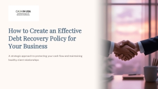 How to Create an Effective Debt Recovery Policy for Your Business