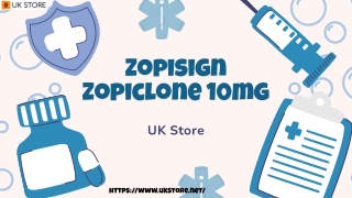 Zopisign Zopiclone 10mg