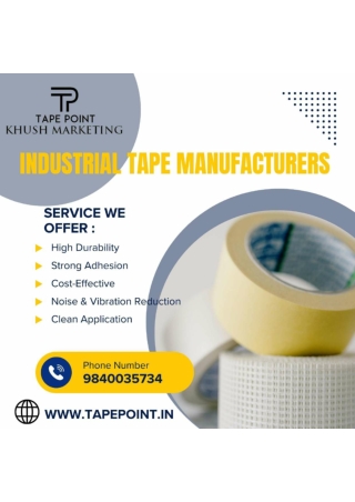 Industrial Tape Manufacturers