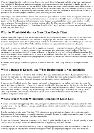 Windshield Replacement Near Me: Mobile Teams You Can Rely On