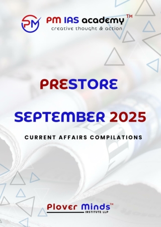 PMIAS Academy UPSC Current Affairs September 2025