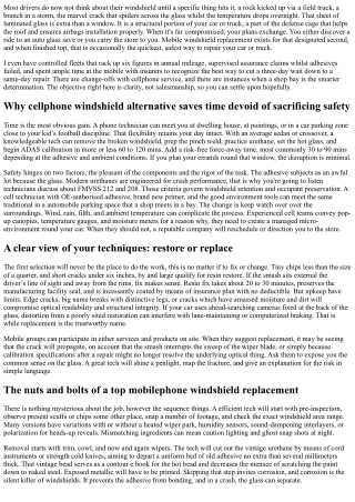 Mobile Windshield Replacement: Get Back on the Road Faster