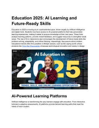 Education 2025_ AI Learning and Future-Ready Skills