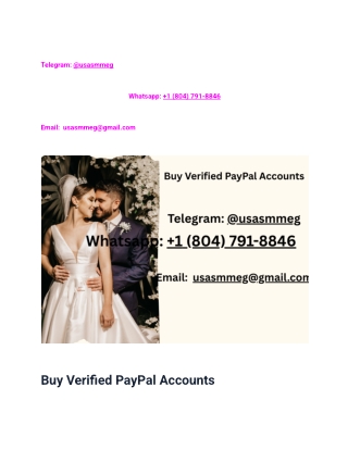 How To Buy Verified Paypal Accounts In 2025-26 | جعبه